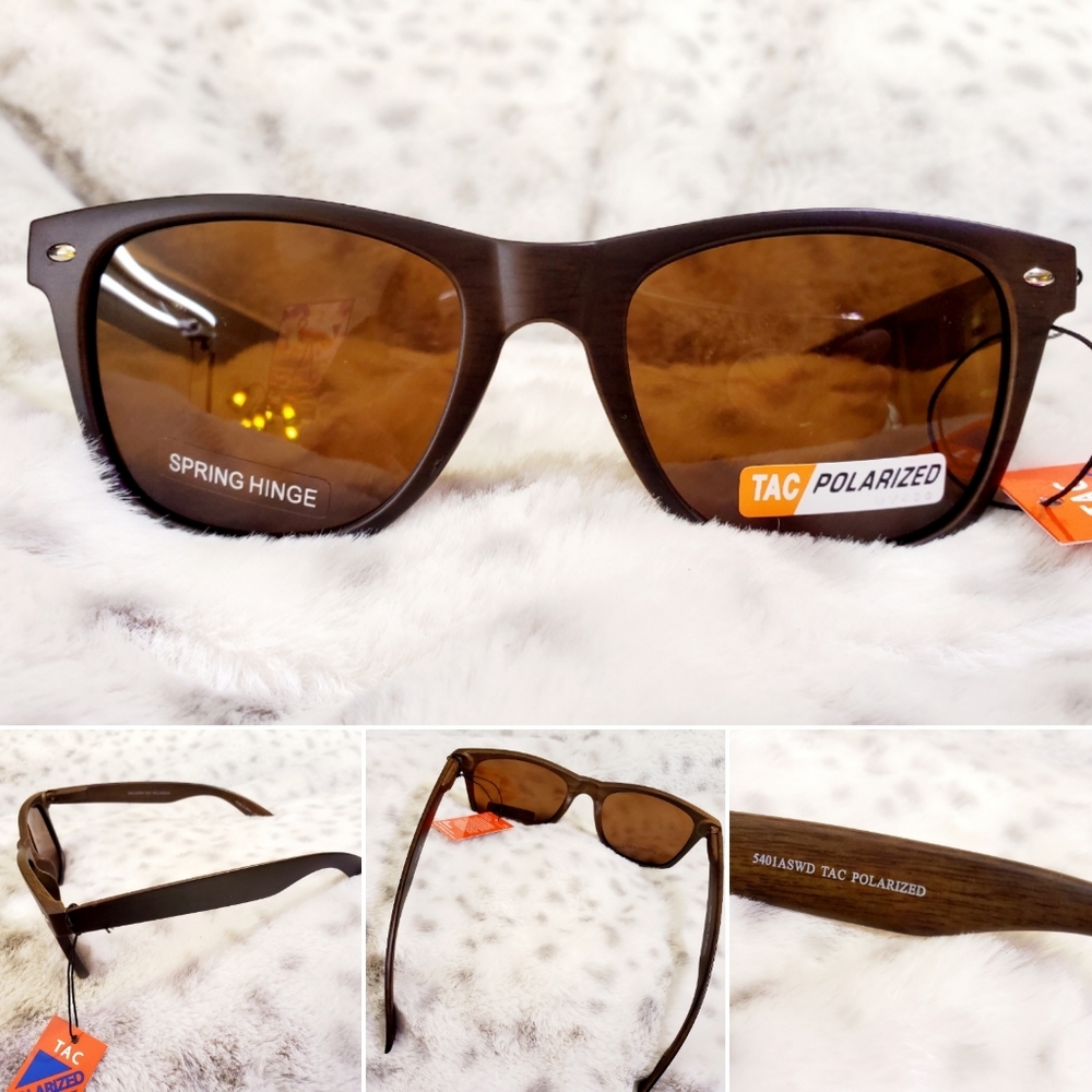 Tack spring hinged 100% polarized sunglasses